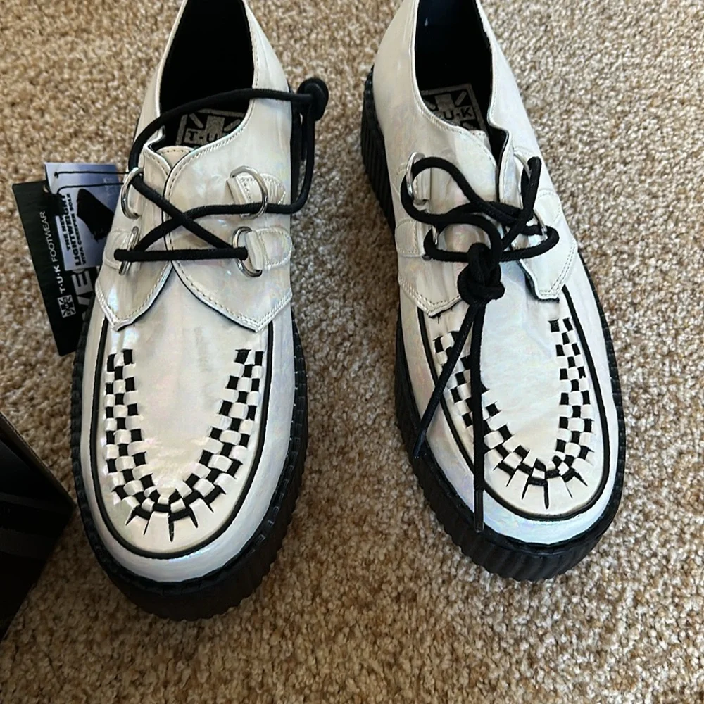 Women’s size 10 T.U.K Platform Shoes NWT